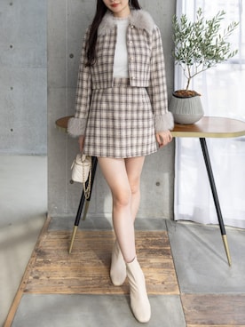 「clear（クリア）のアイテム（スカート）」を使った、clear(クリア)さん（レディース・165cm）の秋コーディネート