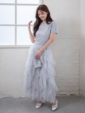 「CLEAR BASIC（クリアベーシック）のアイテム」を使った、clear(クリア)さん（レディース・161cm）の春コーディネート