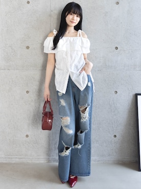 「clear（クリア）のアイテム」を使った、clear(クリア)さん（レディース・162cm）の夏コーディネート