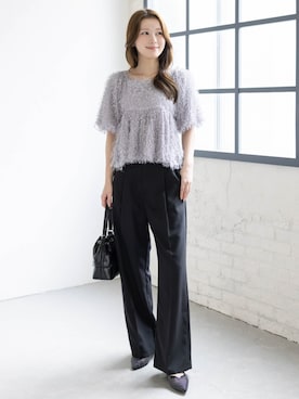 「CLEAR BASIC（クリアベーシック）のアイテム」を使った、clear(クリア)さん（レディース・162cm）の春コーディネート