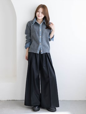 「clear（クリア）のアイテム」を使った、clear(クリア)さん（レディース・163cm）の秋コーディネート