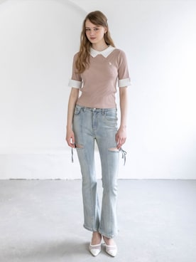 「clear（クリア）のアイテム（パンツ）」を使った、clear(クリア)さん（レディース・175cm）の夏コーディネート