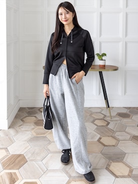 「アイテム（パーカー）」を使った、clear(クリア)さん（レディース・165cm）の秋コーディネート