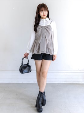 「clear（クリア）のアイテム（シューズ）」を使った、clear(クリア)さん（レディース・162cm）の春コーディネート
