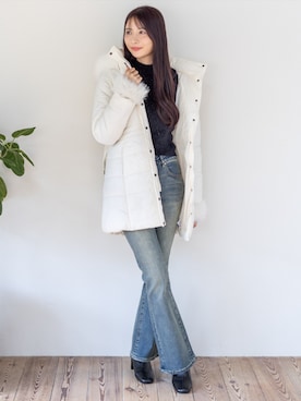 「clear（クリア）のアイテム」を使った、clear(クリア)さん（レディース・165cm）の冬コーディネート