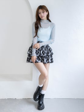 「clear（クリア）のアイテム（トップス）」を使った、clear(クリア)さん（レディース・161cm）の夏コーディネート
