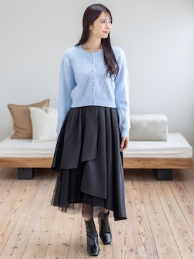 「CLEAR BASIC（クリアベーシック）のアイテム」を使った、clear(クリア)さん（レディース・165cm）の冬コーディネート