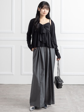 「CLEAR BASIC（クリアベーシック）のアイテム（トップス）」を使った、clear(クリア)さん（レディース・162cm）の秋コーディネート