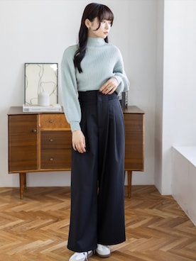 「CLEAR BASIC（クリアベーシック）のアイテム」を使った、clear(クリア)さん（レディース・162cm）の春コーディネート