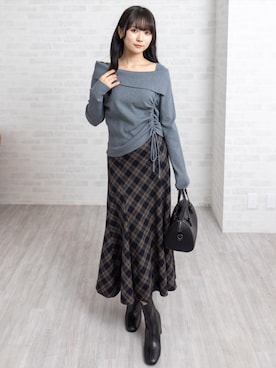 「CLEAR BASIC（クリアベーシック）のアイテム」を使った、clear(クリア)さん（レディース・162cm）の秋コーディネート