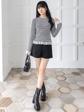 「clear（クリア）のアイテム（ブーツ）」を使った、clear(クリア)さん（レディース・162cm）の秋コーディネート