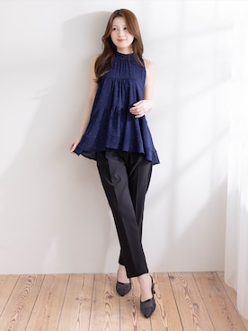 「clear（クリア）のアイテム（トップス）」を使った、clear(クリア)さん（レディース・163cm）の春コーディネート