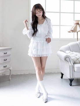 「clear（クリア）のアイテム」を使った、clear(クリア)さん（レディース・161cm）の春コーディネート