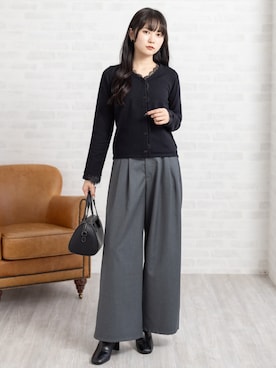 「CLEAR BASIC（クリアベーシック）のアイテム」を使った、clear(クリア)さん（レディース・162cm）の冬コーディネート