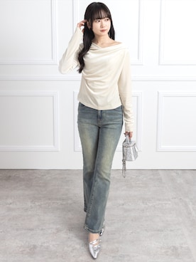 「CLEAR BASIC（クリアベーシック）のアイテム」を使った、clear(クリア)さん（レディース・162cm）の冬コーディネート