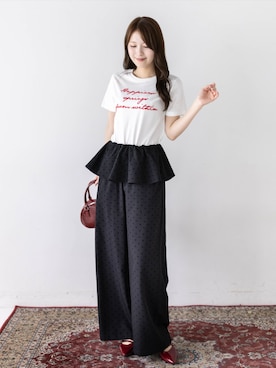 「CLEAR BASIC（クリアベーシック）のアイテム」を使った、clear(クリア)さん（レディース・163cm）の夏コーディネート