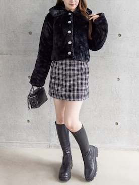 「clear（クリア）のアイテム（スカート）」を使った、clear(クリア)さん（レディース・163cm）の秋コーディネート