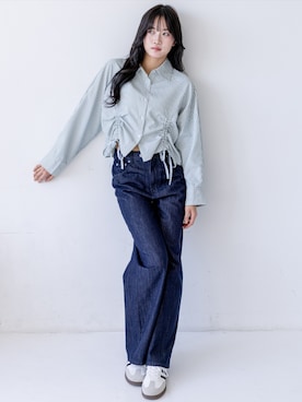 「CLEAR BASIC（クリアベーシック）のアイテム」を使った、clear(クリア)さん（レディース・165cm）の夏コーディネート