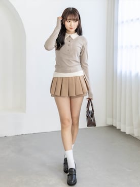 「clear（クリア）のアイテム（トップス）」を使った、clear(クリア)さん（レディース・162cm）の夏コーディネート