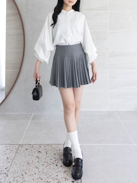 「CLEAR BASIC（クリアベーシック）のアイテム（シャツ/ブラウス）」を使った、clear(クリア)さん（レディース・162cm）の秋コーディネート