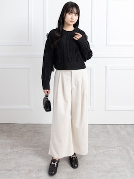 「CLEAR BASIC（クリアベーシック）のアイテム」を使った、clear(クリア)さん（レディース・162cm）の冬コーディネート