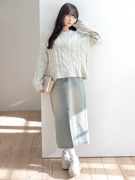 clear(クリア)さん(レディース・162cm)の冬コーディネート