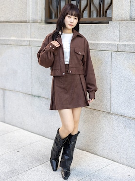 「clear（クリア）のアイテム」を使った、clear(クリア)さん（レディース・162cm）の冬コーディネート