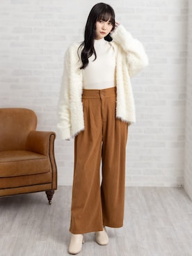 「CLEAR BASIC（クリアベーシック）のアイテム」を使った、clear(クリア)さん（レディース・162cm）の冬コーディネート