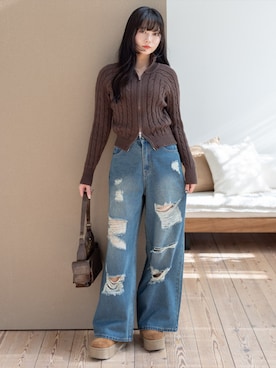 clear(クリア)さん（レディース・162cm）の冬コーディネート