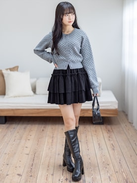 「clear（クリア）のアイテム」を使った、clear(クリア)さん（レディース・162cm）の冬コーディネート