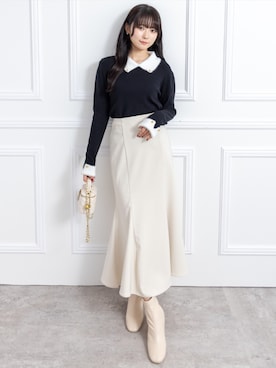 「CLEAR BASIC（クリアベーシック）のアイテム」を使った、clear(クリア)さん（レディース・162cm）の秋コーディネート