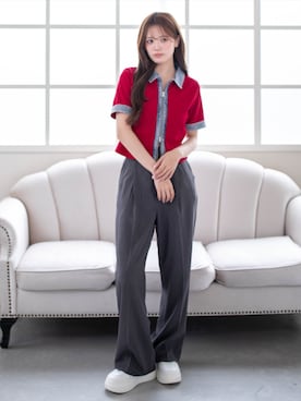 「CLEAR BASIC（クリアベーシック）のアイテム」を使った、clear(クリア)さん（レディース・161cm）の春コーディネート