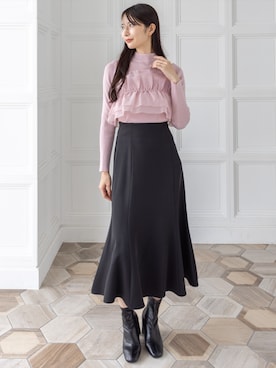 「clear（クリア）のアイテム（スカート）」を使った、clear(クリア)さん（レディース・165cm）の秋コーディネート