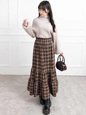 「CLEAR BASIC（クリアベーシック）のアイテム」を使った、clear(クリア)さん（レディース・162cm）の冬コーディネート