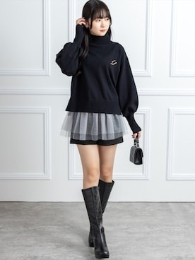 「CLEAR BASIC（クリアベーシック）のアイテム」を使った、clear(クリア)さん（レディース・162cm）の冬コーディネート