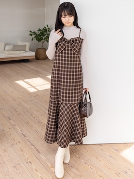 「CLEAR BASIC（クリアベーシック）のアイテム」を使った、clear(クリア)さん（レディース・162cm）の冬コーディネート