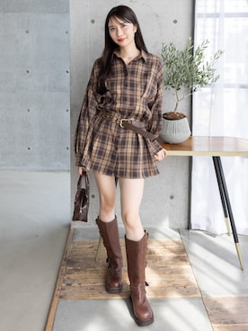 clear(クリア)さん（レディース・165cm）の秋コーディネート