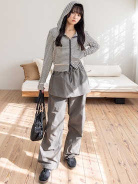 clear(クリア)さん（レディース・162cm）の冬コーディネート