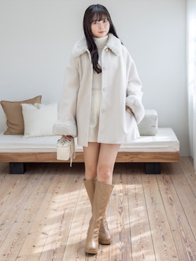 「clear（クリア）のアイテム」を使った、clear(クリア)さん（レディース・162cm）の冬コーディネート