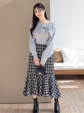 「CLEAR BASIC（クリアベーシック）のアイテム」を使った、clear(クリア)さん（レディース・165cm）の冬コーディネート