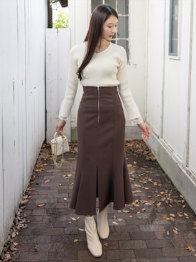 「CLEAR BASIC（クリアベーシック）のアイテム」を使った、clear(クリア)さん（レディース・165cm）の冬コーディネート