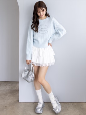 「clear（クリア）のアイテム（スカート）」を使った、clear(クリア)さん（レディース・161cm）の秋コーディネート