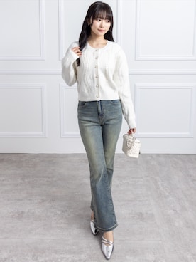 「CLEAR BASIC（クリアベーシック）のアイテム」を使った、clear(クリア)さん（レディース・162cm）の秋コーディネート