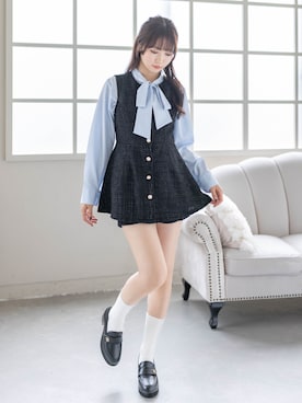 「clear（クリア）のアイテム（トップス）」を使った、clear(クリア)さん（レディース・162cm）の春コーディネート