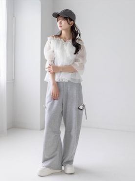 「clear（クリア）のアイテム」を使った、clear(クリア)さん（レディース・162cm）の春コーディネート