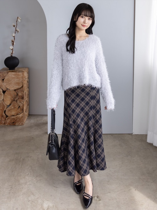 セール】ラメニットプルオーバー［大人 カジュアル 着回し力抜群］≪AW