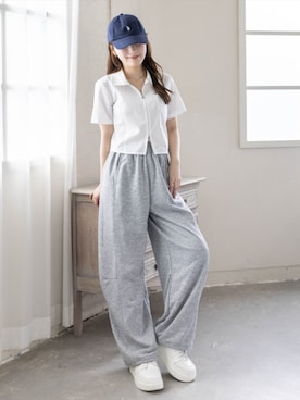 「clear（クリア）のアイテム」を使った、clear(クリア)さん（レディース・163cm）の春コーディネート