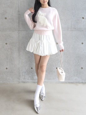 「clear（クリア）のアイテム（スカート）」を使った、clear(クリア)さん（レディース・162cm）の秋コーディネート