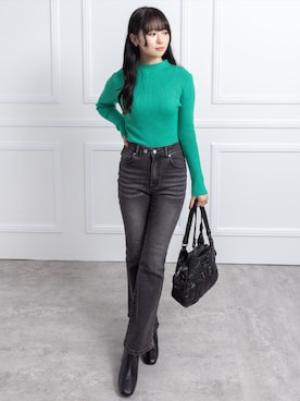 「clear（クリア）のアイテム（ブーツ）」を使った、clear(クリア)さん（レディース・162cm）の秋コーディネート