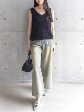 「CLEAR BASIC（クリアベーシック）のアイテム（トップス）」を使った、clear(クリア)さん（レディース・165cm）の秋コーディネート